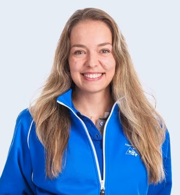 Portret van Bianca van der Zwan, MSc geriatriefysiotherapeut bij Paulides Fysiotherapie.